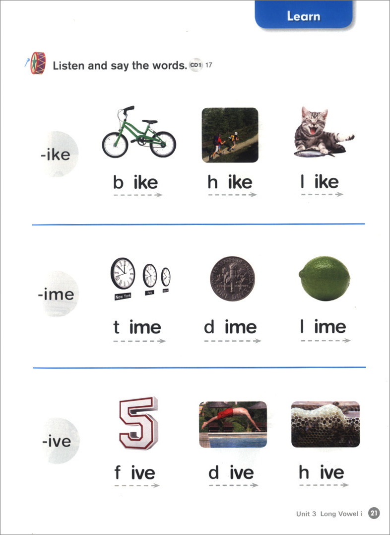 Super Phonics 3 : Student Book with Hybrid CD (Long Vowels)
