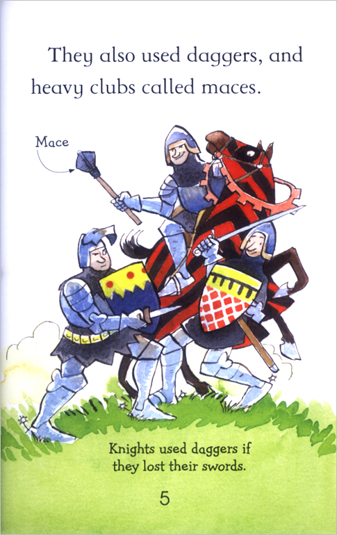 Usborne First Reading Level 4-16 / Knights and Castles 