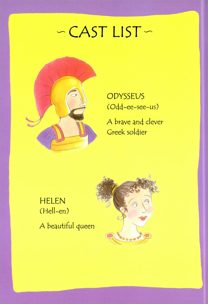 First Greek Myths #04 : Odysseus And the Wooden Horse (Paperback Set)