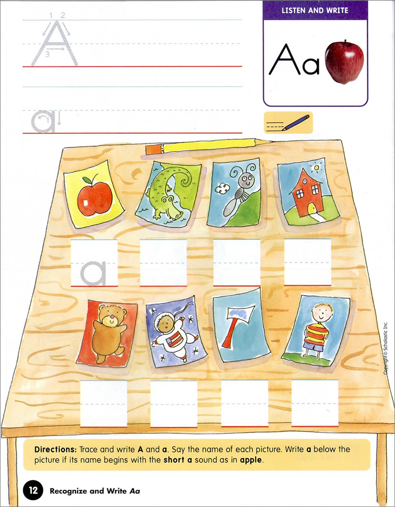 Scholastic Phonics Level K : Workbook (Paperback)