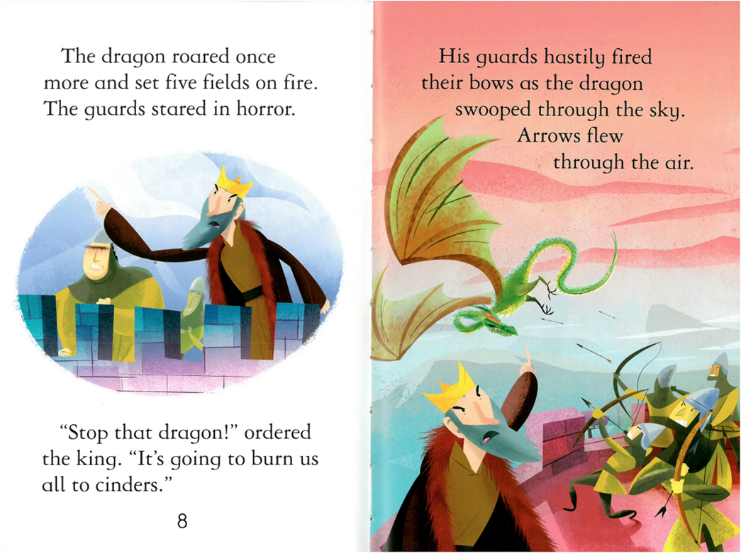 Usborne Young Reading Level 1-03 / Saint George and the Dragon (Book+CD)