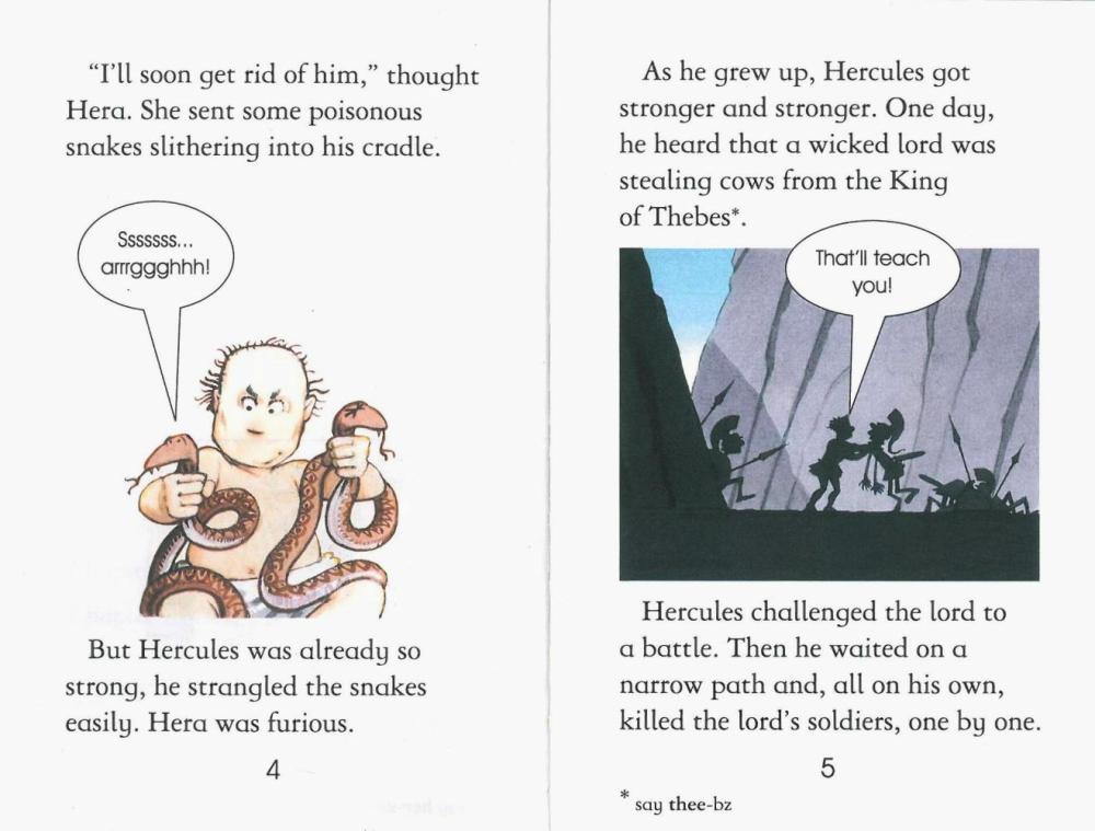 Usborne Young Reading Level 2-03 / The Amazing Adventures of Hercules 