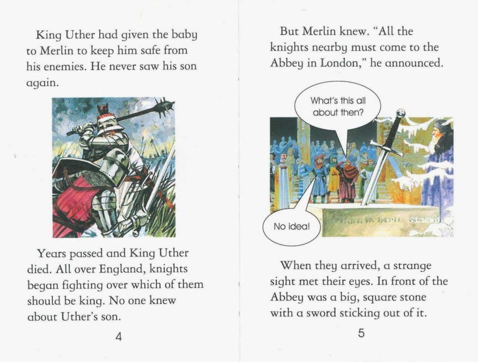 Usborne Young Reading Level 2-01 / The Adventures of King Arthur 