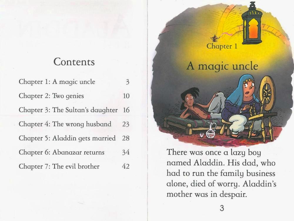 Usborne Young Reading Level 1-02 / Aladdin & His Magical Lamp