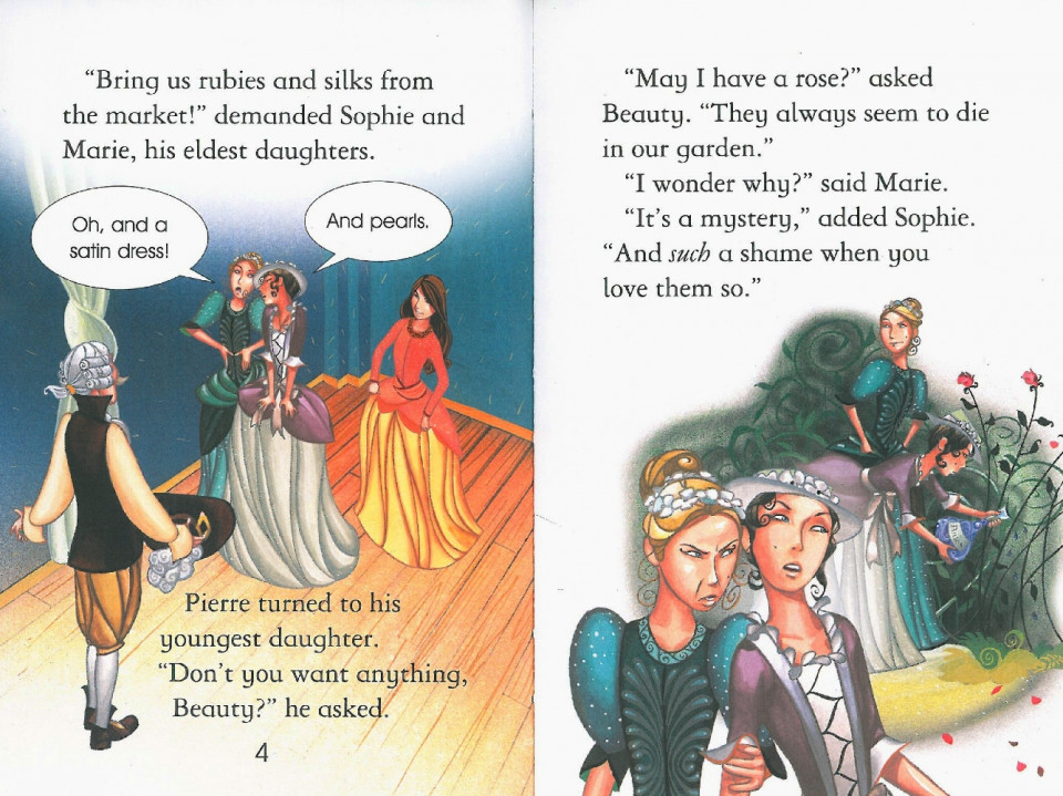 Usborne Young Reading Level 2-28 / Beauty and the Beast 