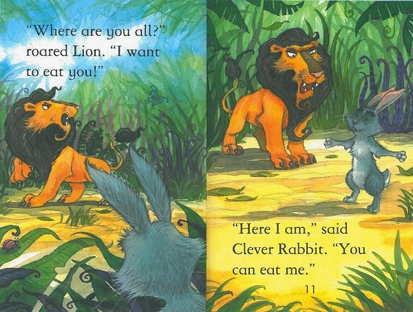 Usborne First Reading Level 2-01 / Clever Rabbit and the Lion 