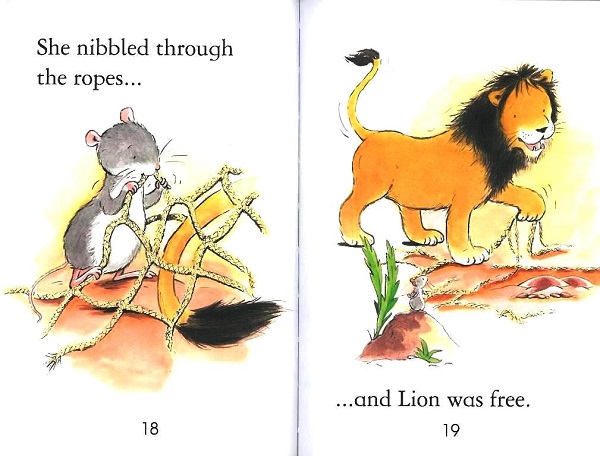 Usborne First Reading Level 1-08 / Lion and the Mouse 