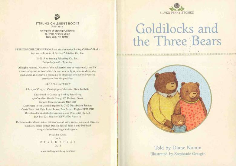 Silver Penny 04 / Goldilocks and the Three Bears (QR)