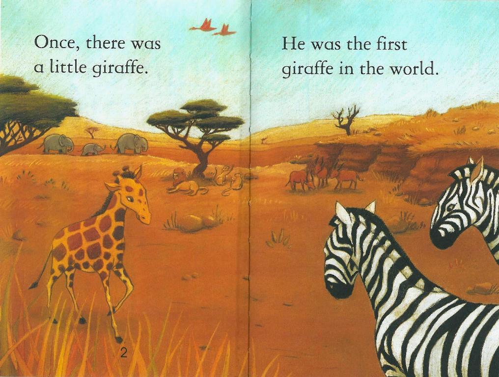 Usborne First Reading Level 2-04 Set / The Little Giraffe (Book+CD+Workbook)
