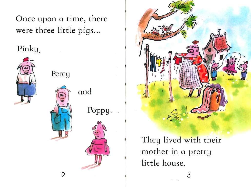 Usborne First Reading Level 3-08 Set / The Three Little Pigs (Book+CD+Workbook)