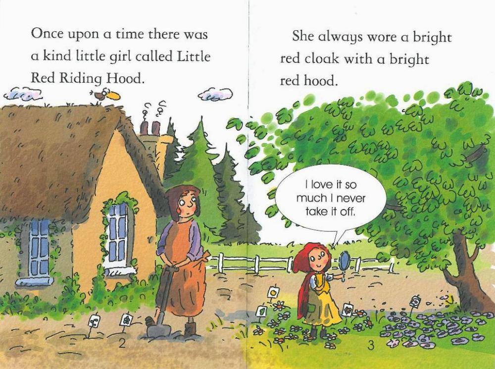Usborne First Reading Level 4-05 Set / Little Red Riding Hood (Book+CD+Workbook)