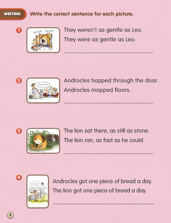 Usborne First Reading Level 4-09 Set / Androcles and the Lion (Book+CD+Workbook)