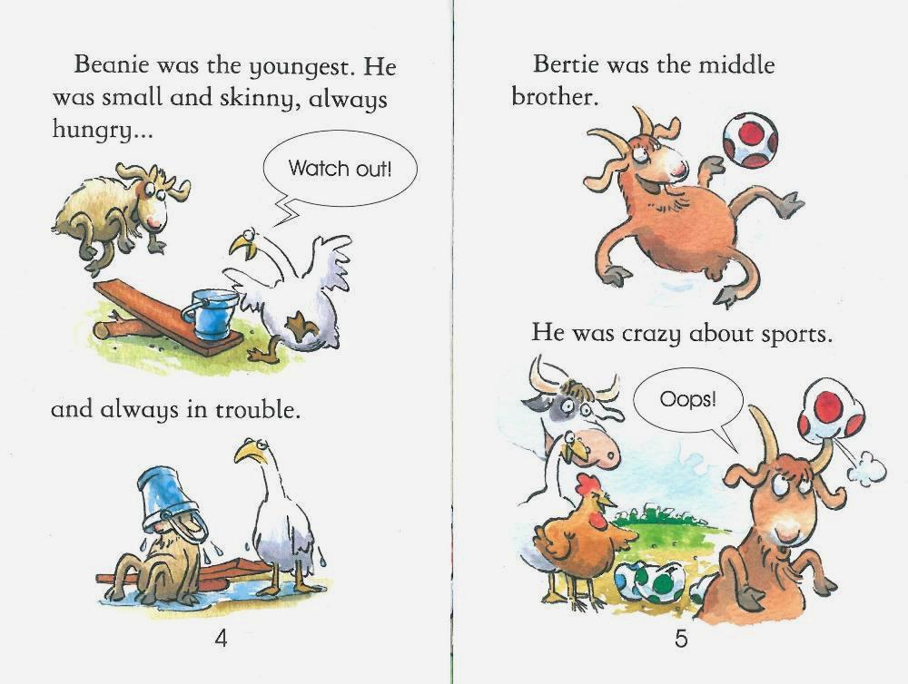 Usborne Young Reading Level 1-05 Set / The Billy Goats Gruff (Book+CD)