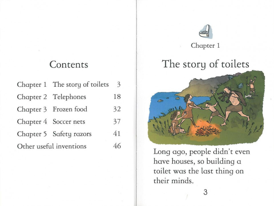 Usborne Young Reading Level 1-28 Set / The Story of Toilets,Telephones & Other Useful Inventions (Book+CD)