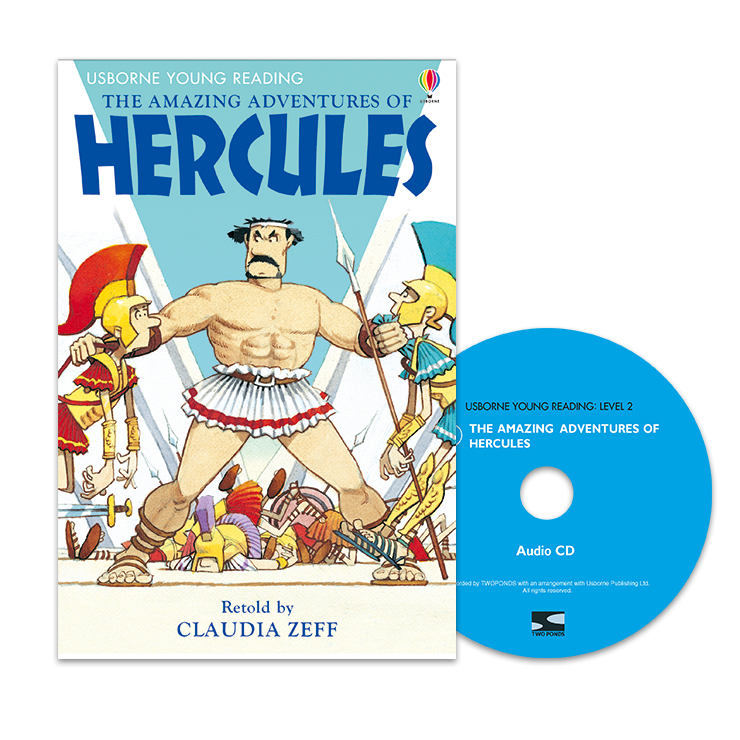 Usborne Young Reading Level 2-03 Set / The Amazing Adventures of Hercules (Book+CD)