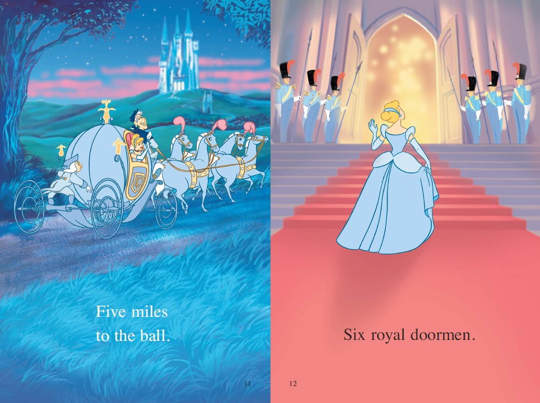 Disney Fun to Read ! K-04 Set / Cinderella's Countdown to the Ball (신데렐라)
