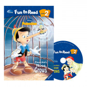 Disney Fun to Read Set 2-04 : Pinocchio's Nose Grows [피노키오] (Paperback Set)