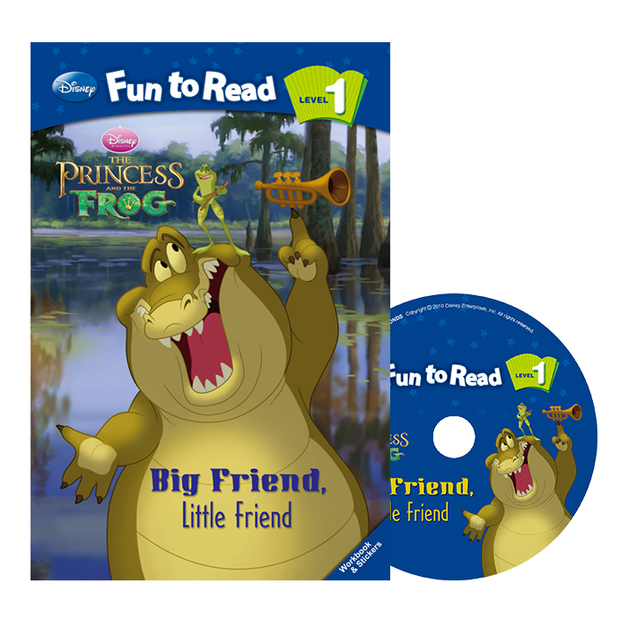 Disney Fun to Read 1-06 Set / Big Friend, Little Friend (공주와 개구리)