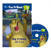 Disney Fun to Read Set 1-06 : Big Friend, Little Friend [공주와 개구리] (Paperback Set)