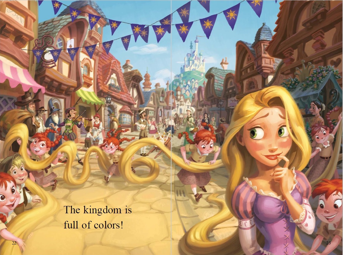 Disney Fun to Read 1-07 Set / Kingdom of Color (라푼젤)