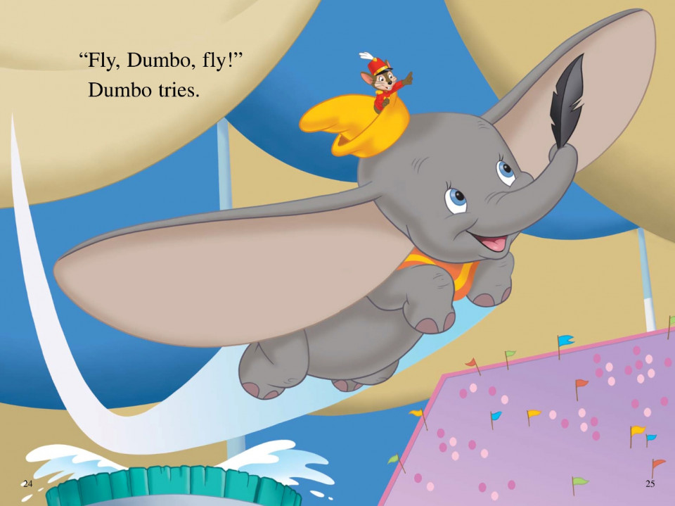 Disney Fun to Read ! K-01 Set / Fly, Dumbo, Fly! (덤보)