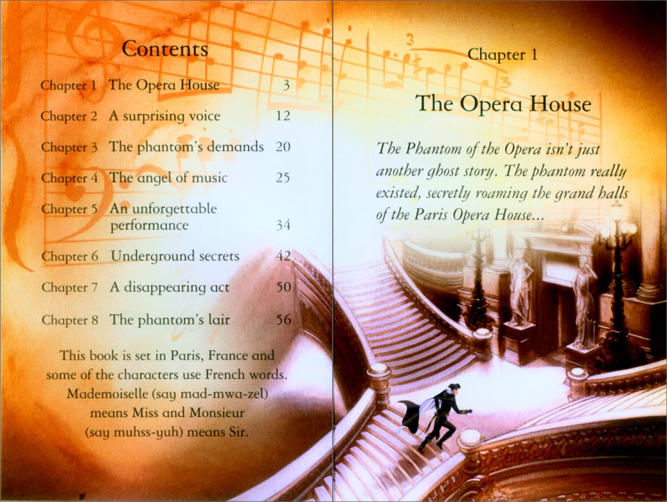 Usborne Young Reading Level 2-37 Set / The Phantom of the Opera (Book+CD)