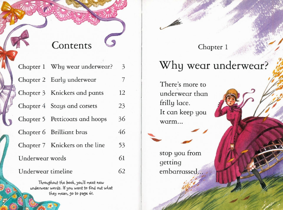 Usborne Young Reading Level 2-50 Set / Revealing Story of Underwear (Book+CD)