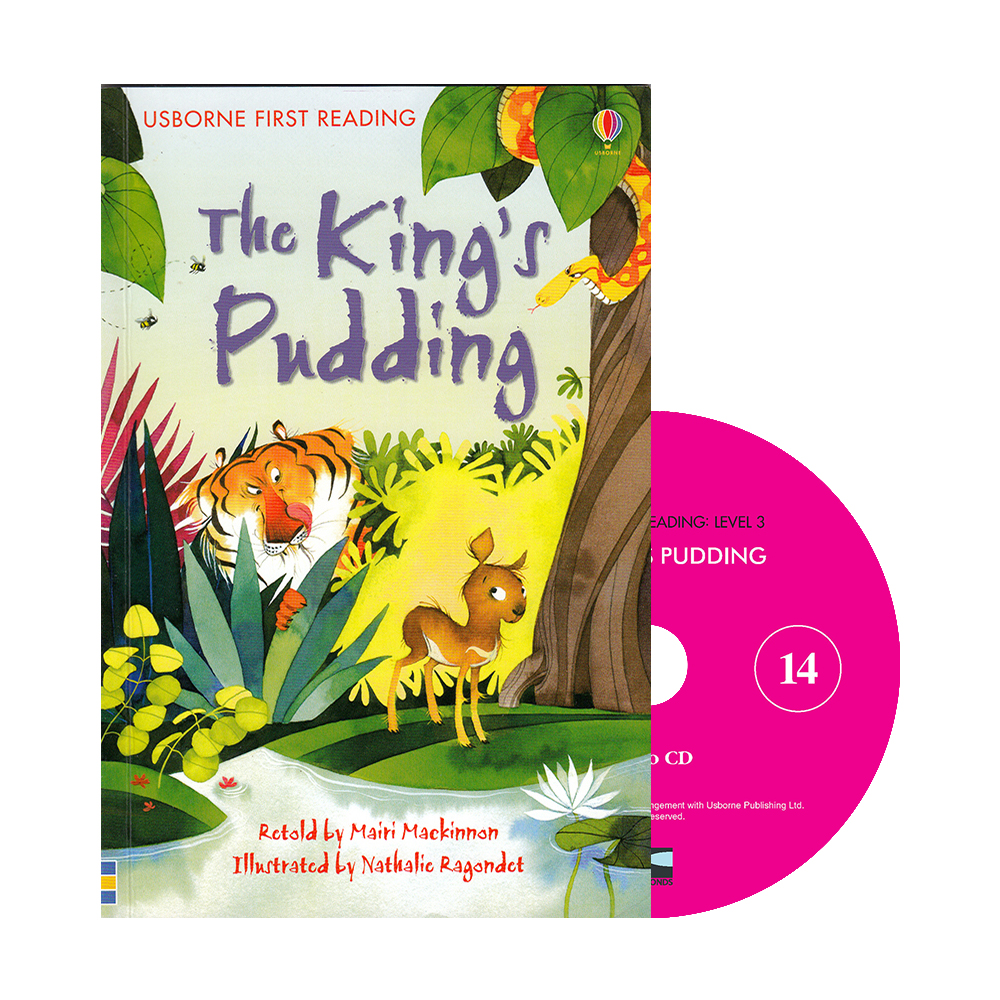 Usborne First Reading Level 3-14 Set / King's Pudding (Book+CD)