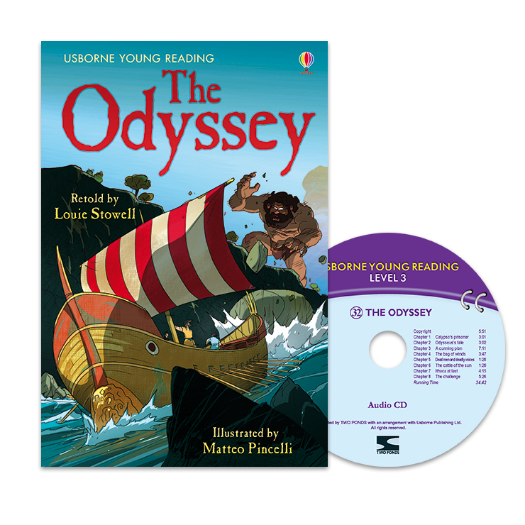Usborne Young Reading 3-32 : The Odyssey (Paperback Set)