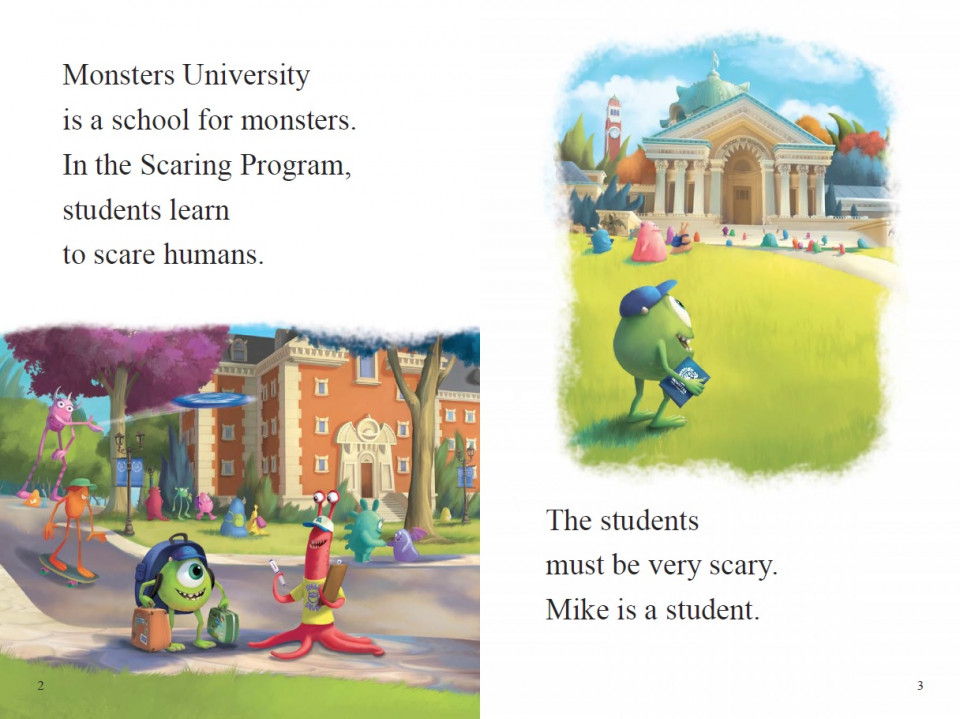 Disney Fun to Read 2-24 / Scaring Lessons (몬스터 대학교)