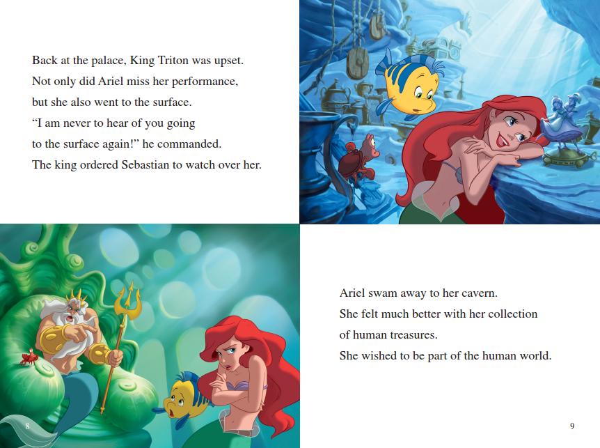 Disney Fun to Read 3-15 Set / The Beautiful Voice (인어공주)