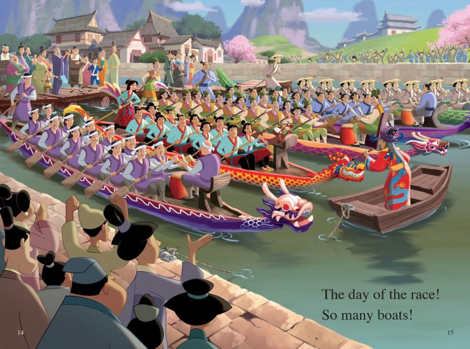 Disney Fun to Read ! K-14 / The Dragon Boat Race (뮬란)
