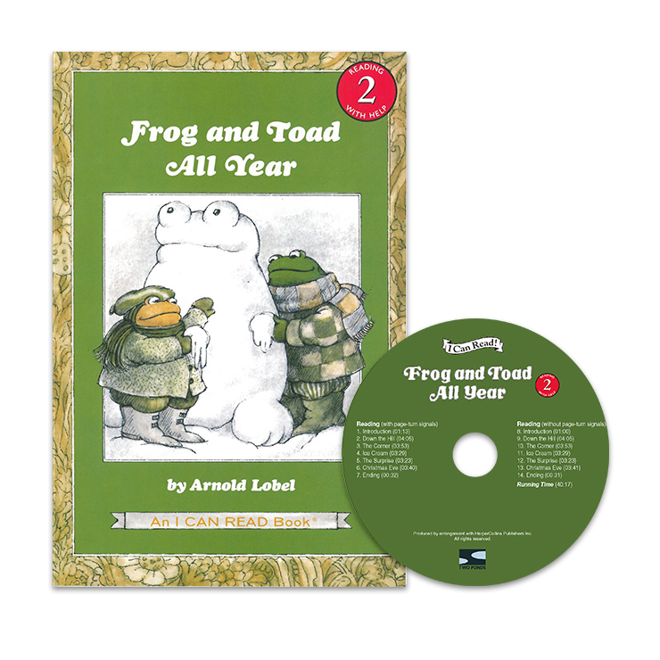 I Can Read Level 2-14 Set / Frog and Toad All year (Book+CD)