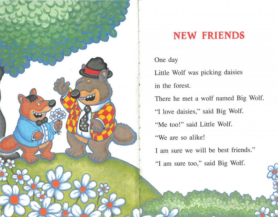 I Can Read Level 2-44 Set / Little Wolf, Big Wolf (Book+CD)