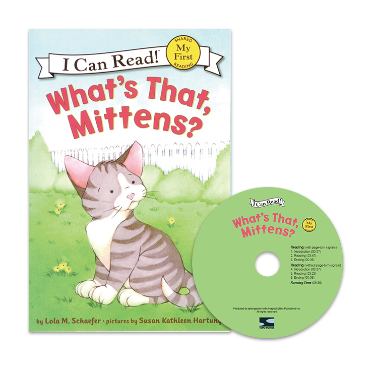 I Can Read ! My First -21 Set / What's That, Mittens? (Book+CD)