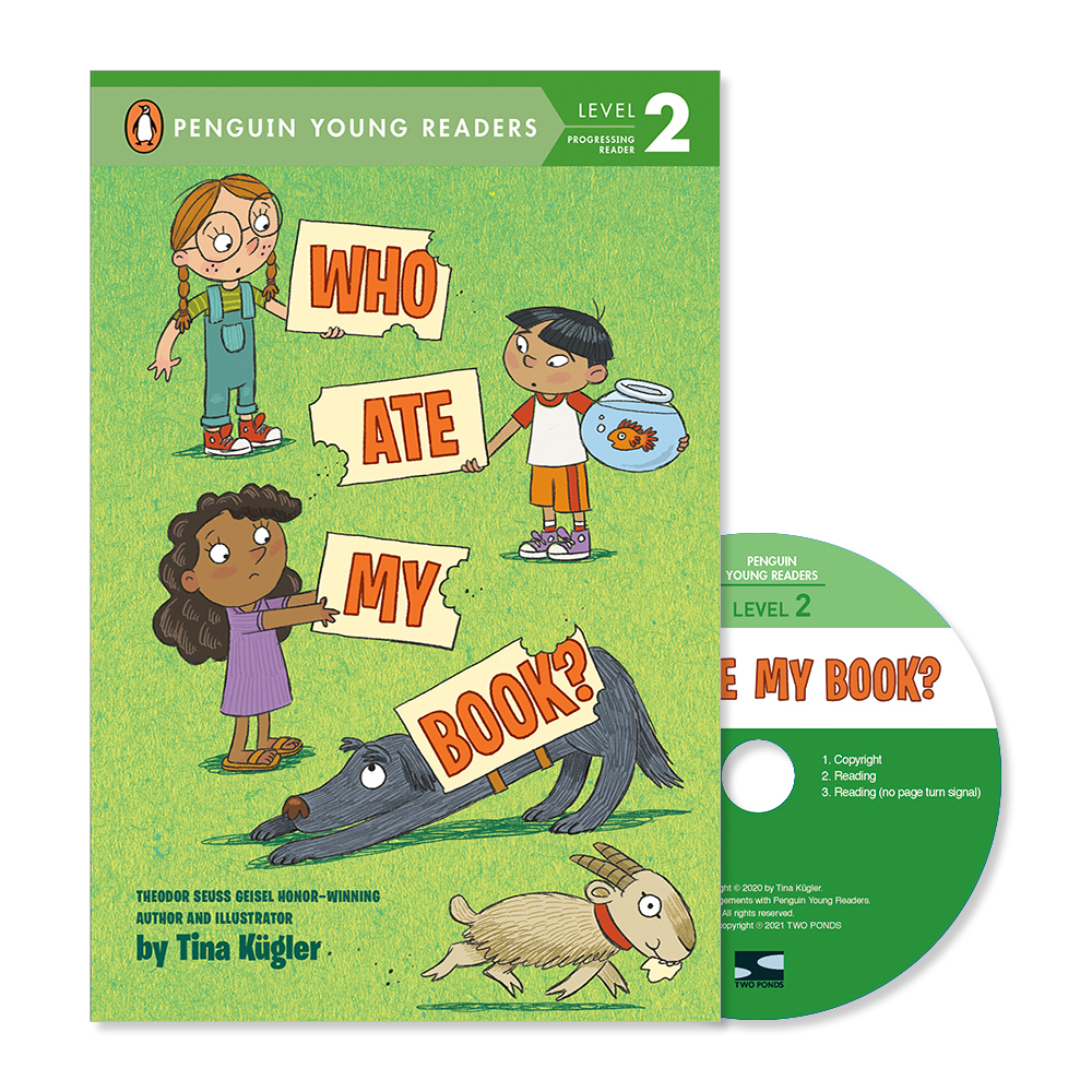 Penguin Young Readers 2-28 / Who Ate My Book? (Book+CD+QR)