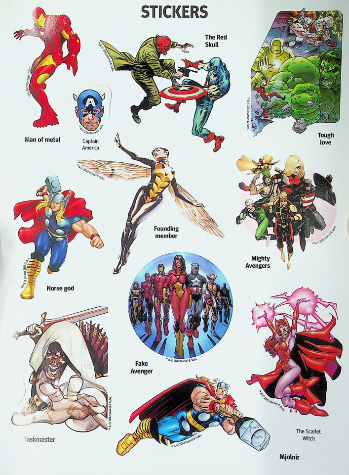 DK Avengers Assemble! Meet The Team Ultimate Sticker