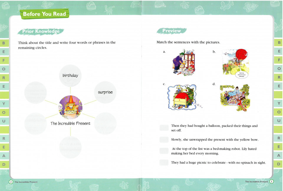 Usborne Young Reading Level 2-12 / The Incredible Present (Workbook+CD)