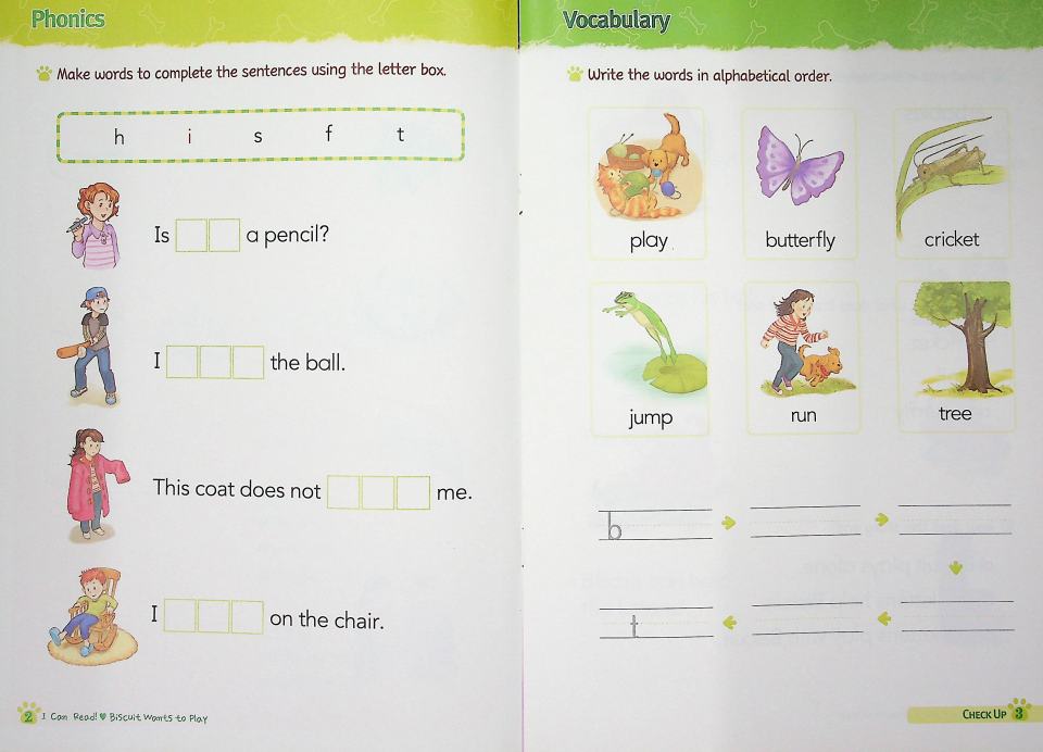 I Can Read ! My First -05 / Biscuit Wants To Play (Book+CD+Workbook)