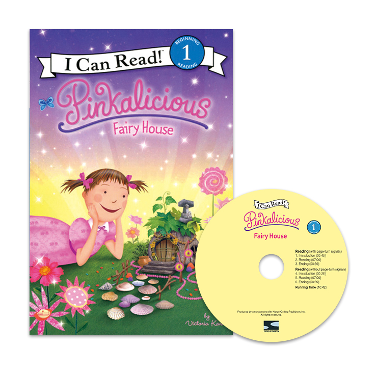 I Can Read Level 1-72 Set / Pinkalicious : Fairy House (Book+CD)