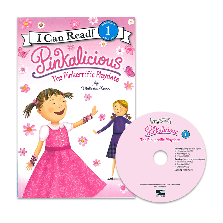 I Can Read Level 1-77 / Pinkalicious: Pinkerrific Playdate (Book+CD)