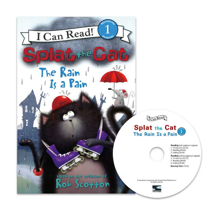 I Can Read Level 1-87 Set / Splat the Cat: Rain is a Pain (Book+CD)