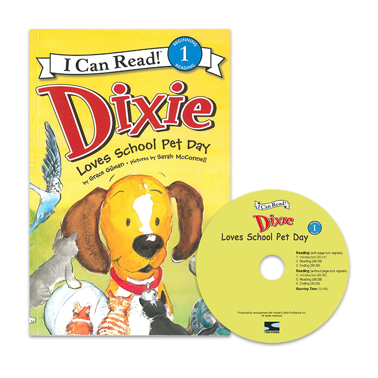 I Can Read Level 1-63 Set / Dixie Loves School Pet Day (Book+CD)