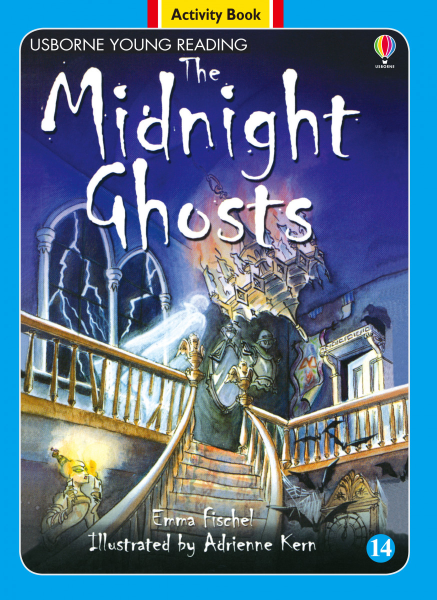 Usborne Young Reading Level 2-14 Set / The Midnight Ghost (Workbook+CD)