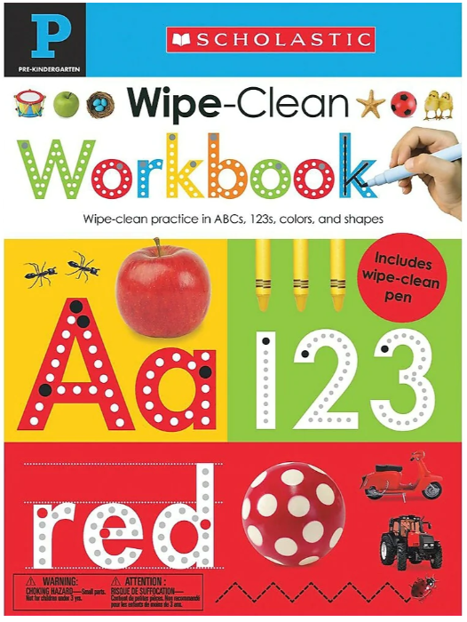 Scholastic Wipe Clean Workbook: Pre-K
