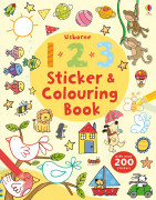 Usborne Sticker & Colouring Book / 123 