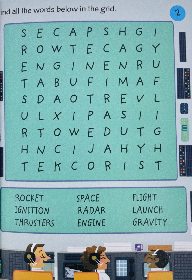 Usborne minis Space Puzzles