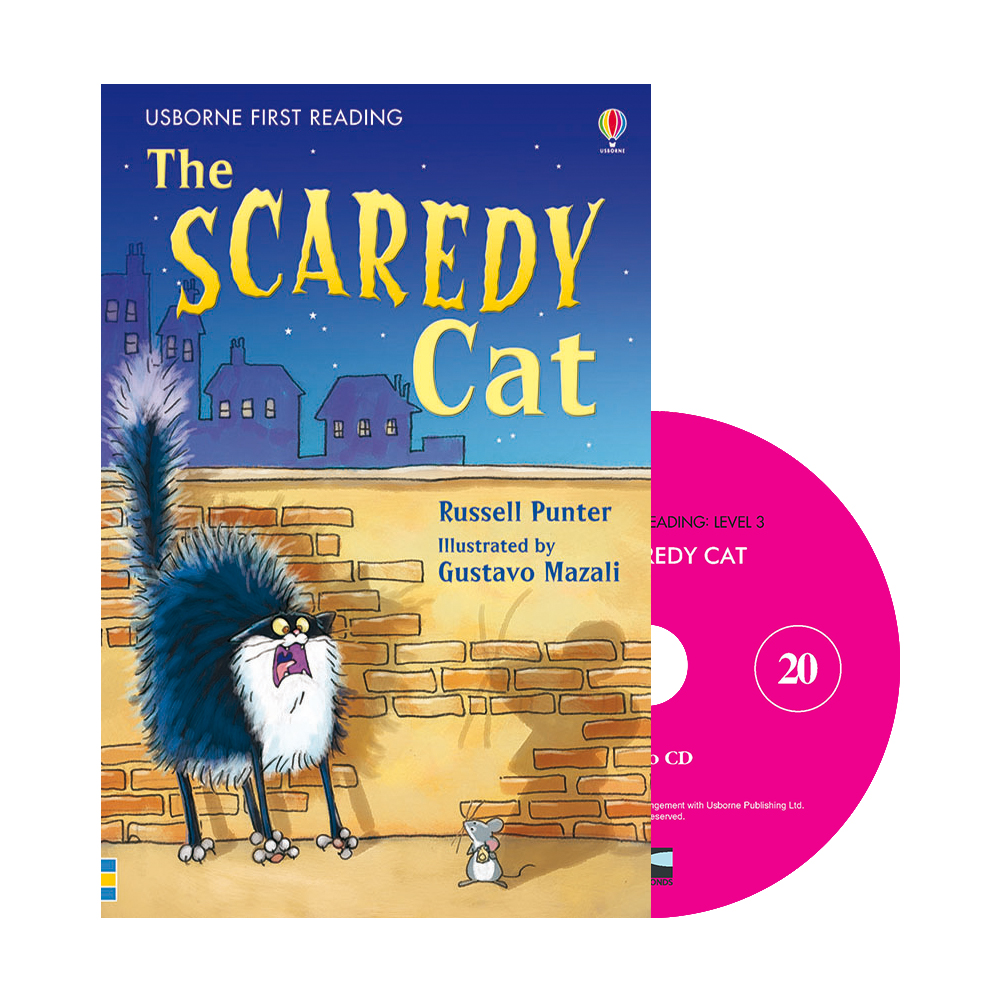 Usborne First Reading Level 3-20 Set / Scaredy Cat (Book+CD)